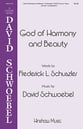 God of Harmony and Beauty SATB choral sheet music cover